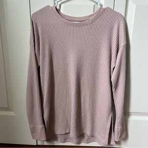 Abercrombie & Fitch waffle knit top
